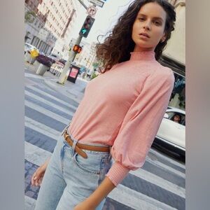 NATION LTD Sandrine Boheme Tee in Geranium Size S